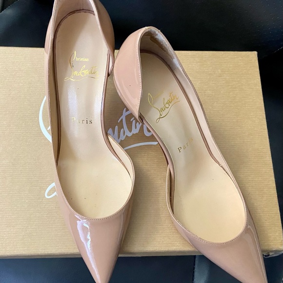 100% AUTHENTIC CHRISTIAN LOUBOUTIN IRIZA 70 MM HEELS 36.5 - Picture 3 of 9